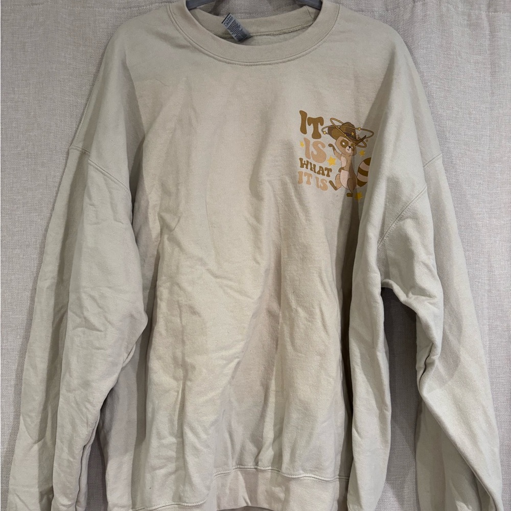 Oversized Funny Crew Neck